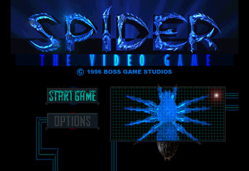 Spider: The Video Game Title Screen